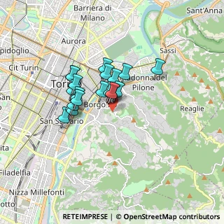 Mappa , 10131 Torino TO, Italia (1.2665)