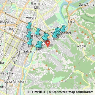 Mappa , 10131 Torino TO, Italia (1.28167)