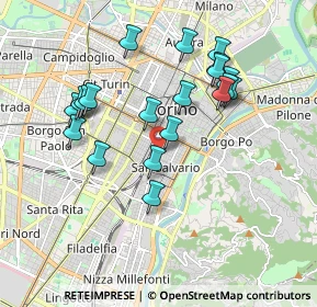 Mappa Largo Saluzzo, 10125 Torino TO, Italia (1.7805)