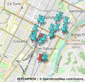 Mappa Via Saluzzo, 10125 Torino TO, Italia (0.7155)