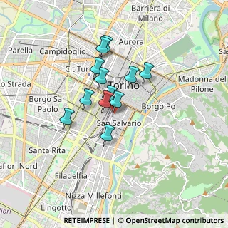 Mappa Via Saluzzo, 10125 Torino TO, Italia (1.24)