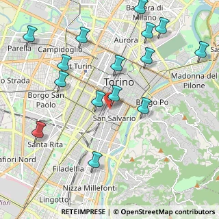 Mappa Via Saluzzo, 10125 Torino TO, Italia (2.42267)