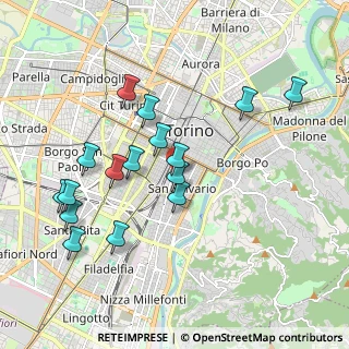 Mappa Via Saluzzo, 10125 Torino TO, Italia (2.04188)
