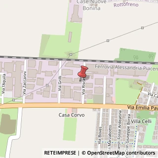 Mappa Via Riscassi, 8, 29010 Rottofreno, Piacenza (Emilia Romagna)