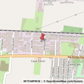 Mappa Via Riscassi, 7, 29010 Rottofreno, Piacenza (Emilia Romagna)