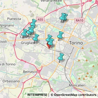 Mappa Corso Tirreno, 10095 Grugliasco TO, Italia (3.38727)