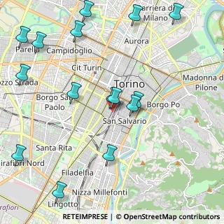 Mappa Via Paolo Sacchi, 10125 Torino TO, Italia (2.65)