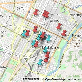 Mappa Via Paolo Sacchi, 10125 Torino TO, Italia (0.744)