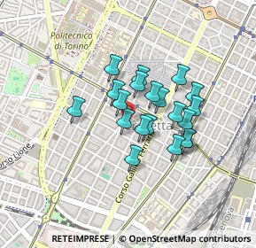 Mappa Vicolo Crocetta, 10129 Torino TO, Italia (0.313)