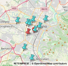 Mappa Via Giuseppe Piazzi, 10129 Torino TO, Italia (3.52091)