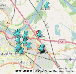Mappa Strada di Gerbido, 29122 Gerbido PC, Italia (1.954)