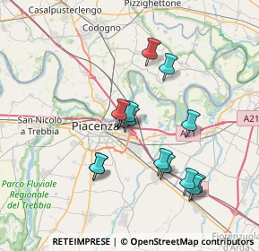 Mappa Strada di Gerbido, 29122 Gerbido PC, Italia (6.15933)