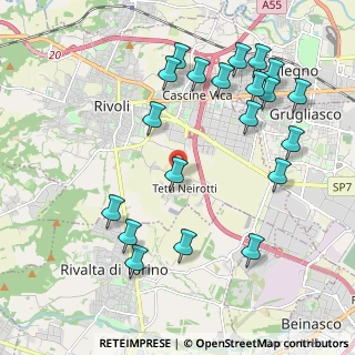Mappa 10141 Rivoli TO, Italia (2.3255)