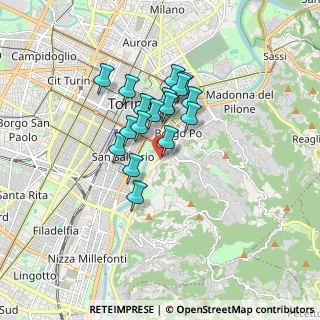 Mappa Corso Giovanni Lanza, 10133 Torino TO, Italia (1.25353)
