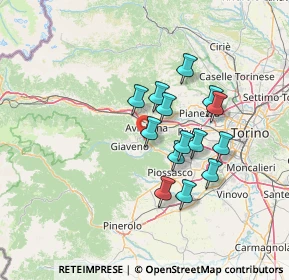 Mappa Lago Piccolo di Avigliana, 10051 Avigliana TO, Italia (11.255)