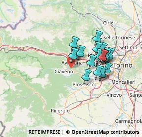 Mappa Lago Piccolo di Avigliana, 10051 Avigliana TO, Italia (11.0645)