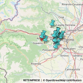Mappa Lago Piccolo di Avigliana, 10051 Avigliana TO, Italia (10.92389)