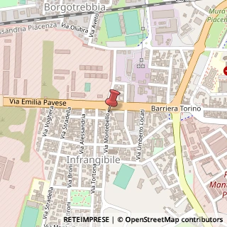 Mappa Via Montebello, 4, 29121 Piacenza, Piacenza (Emilia Romagna)