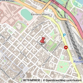 Mappa Via Benedettine, 31, 29121 Piacenza, Piacenza (Emilia Romagna)