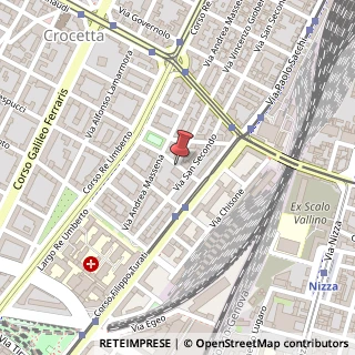 Mappa Via Antonio Genovesi, 7/a, 10128 Torino, Torino (Piemonte)