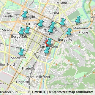 Mappa Via Oddino Morgari, 10125 Torino TO, Italia (1.975)