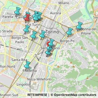 Mappa Via Oddino Morgari, 10125 Torino TO, Italia (2.10412)