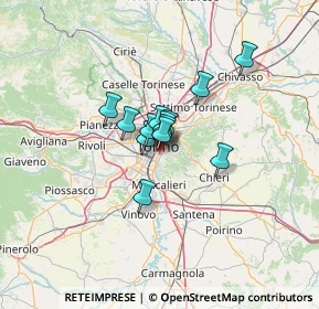Mappa Fermata 629 - VALENTINO, 10125 Torino TO, Italia (7.07615)