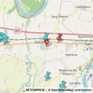 Mappa Via Guido Cavalcanti, 29010 Rottofreno PC, Italia (3.73667)