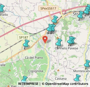 Mappa Via Piemonte, 27043 Broni PV, Italia (2.98867)