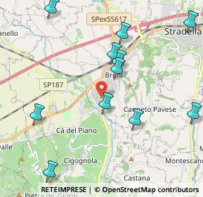 Mappa Via Piemonte, 27043 Broni PV, Italia (2.35364)