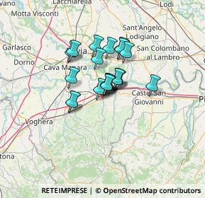 Mappa Via Piemonte, 27043 Broni PV, Italia (8.37)