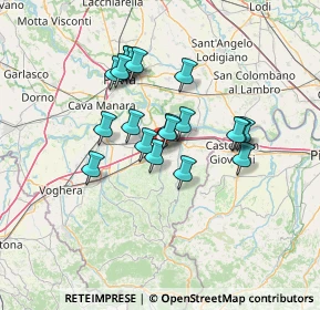 Mappa Via Piemonte, 27043 Broni PV, Italia (11.178)