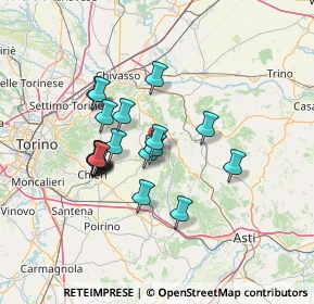 Mappa Via Maestra, 14022 Castelnuovo Don Bosco AT, Italia (11.4985)