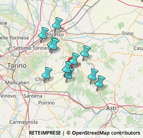 Mappa Via Maestra, 14022 Castelnuovo Don Bosco AT, Italia (10.38636)