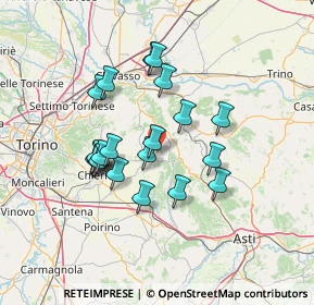 Mappa Via Maestra, 14022 Castelnuovo Don Bosco AT, Italia (11.873)