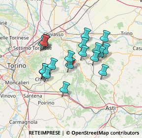 Mappa Via Maestra, 14022 Castelnuovo Don Bosco AT, Italia (11.579)