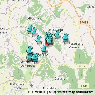 Mappa Via Maestra, 14022 Castelnuovo Don Bosco AT, Italia (1.27692)