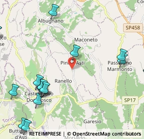 Mappa Via Maestra, 14022 Castelnuovo Don Bosco AT, Italia (3.181)