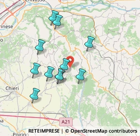 Mappa Via Maestra, 14022 Castelnuovo Don Bosco AT, Italia (6.72273)