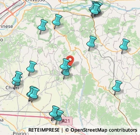 Mappa Via Maestra, 14022 Castelnuovo Don Bosco AT, Italia (10.6305)