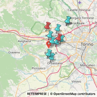 Mappa Strada Vicinale Marasco, 10098 Rivoli TO, Italia (5.07)