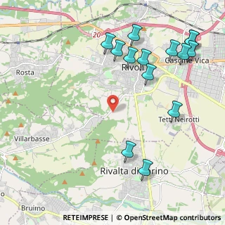 Mappa Strada Vicinale Marasco, 10098 Rivoli TO, Italia (2.57357)