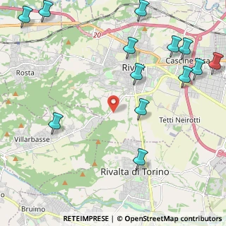 Mappa Strada Vicinale Marasco, 10098 Rivoli TO, Italia (2.96231)