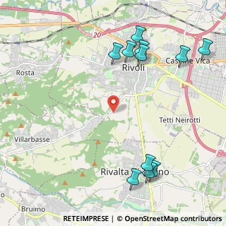 Mappa Strada Vicinale Marasco, 10098 Rivoli TO, Italia (2.65727)