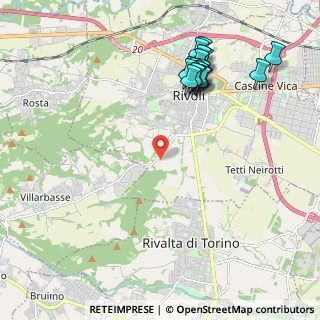 Mappa Strada Vicinale Marasco, 10098 Rivoli TO, Italia (2.29333)