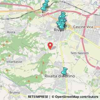 Mappa Strada Vicinale Marasco, 10098 Rivoli TO, Italia (2.37583)