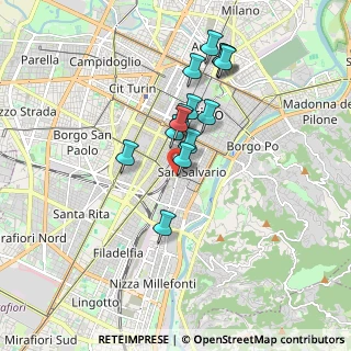Mappa Corso Germano Sommeiller, 10125 Torino TO, Italia (1.50714)
