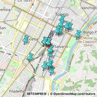 Mappa Corso Germano Sommeiller, 10125 Torino TO, Italia (0.7725)