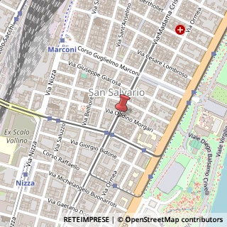 Mappa Via Madama Cristina, 55, 10125 Torino, Torino (Piemonte)