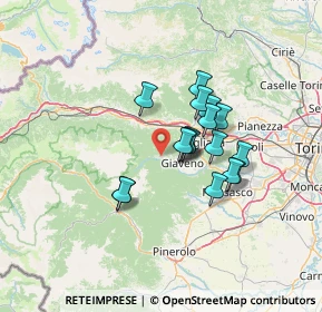 Mappa Via Camillo Benso Conte di Cavour, 10050 Coazze TO, Italia (10.06)